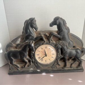 Home Interiors & Gifts Horses Wall Clock